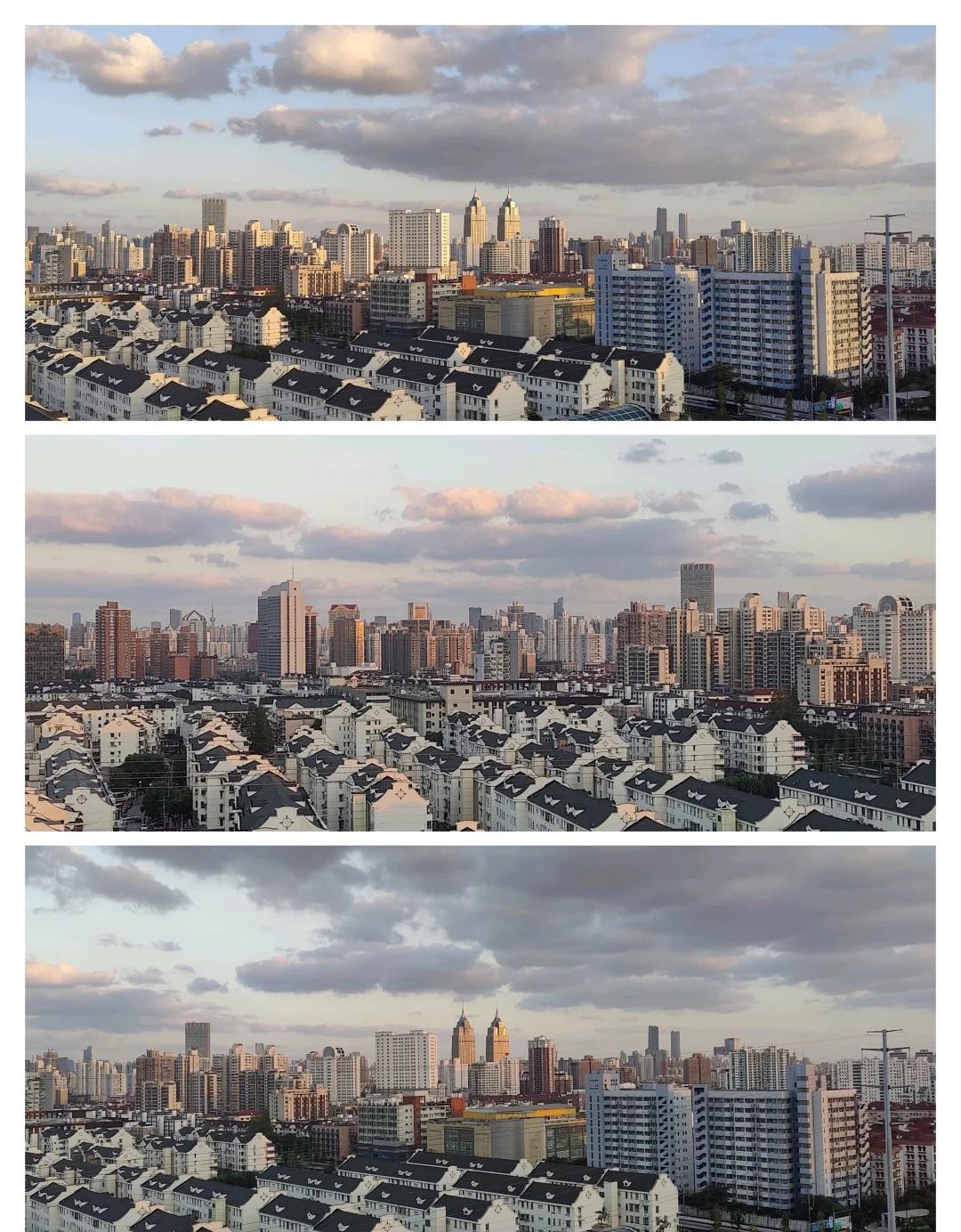 算不算城市里的日照金山🏔️
今天忽然被启发了一下，又开心起来。希望以后对很多事