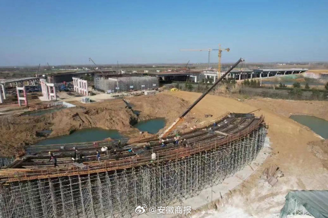 #新春加油干# 【大外环”北环线预计年底完成主体工程】连日来，合肥“大外环”北环