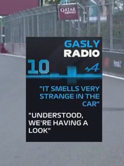 加斯利TR表示：车内有一股闻起来很奇怪的味道F1赛车2026F1迈阿密大奖赛