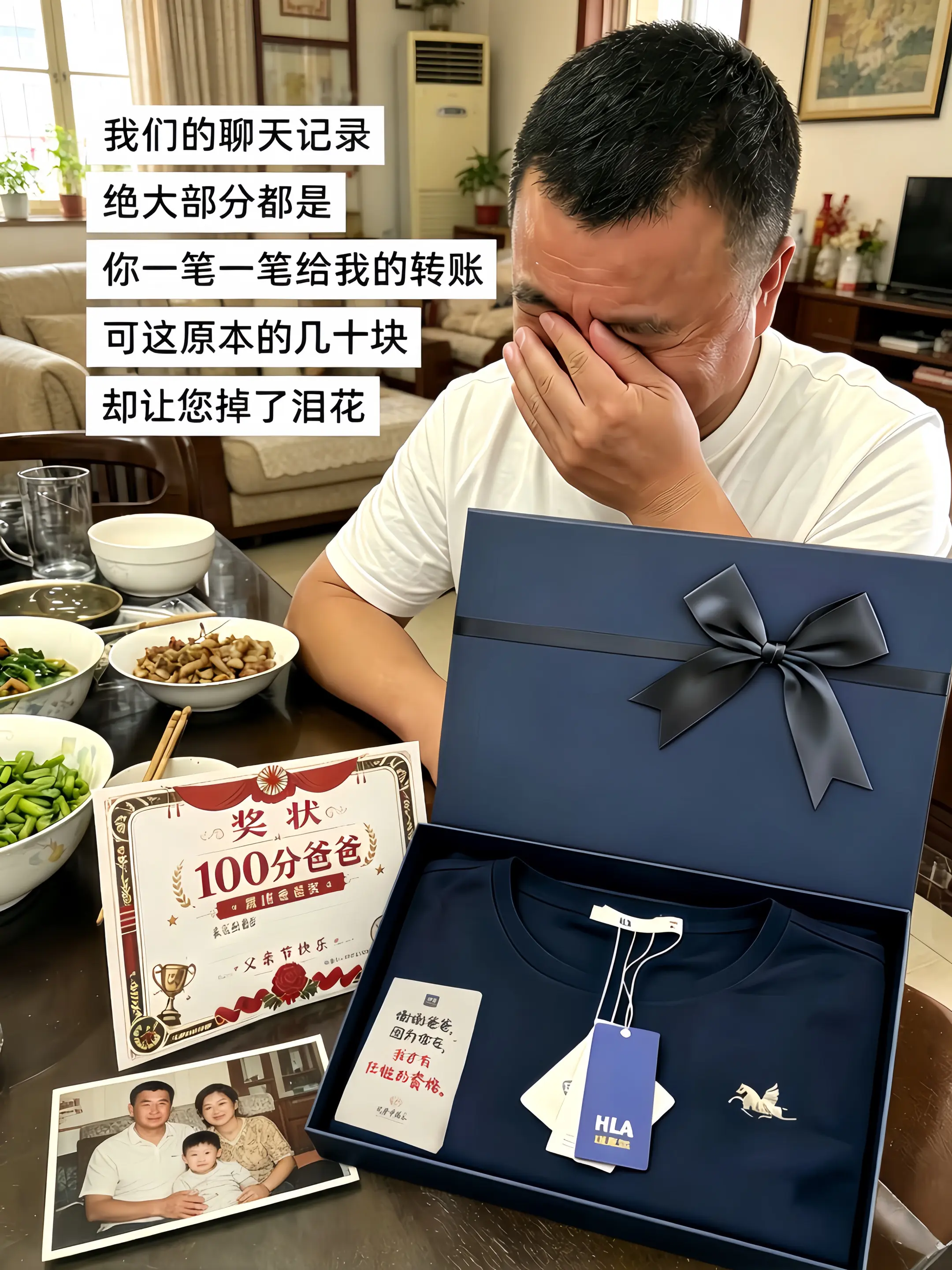 人生中的第一件海澜之家 送给我最亲爱的父亲