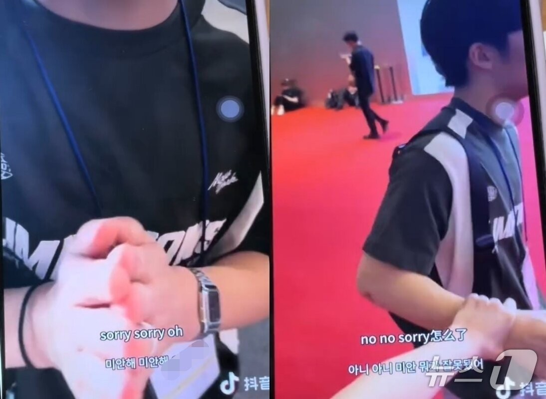 【热帖】韩国一男高中生在中国偷拍女性被当场发现。对此该男学生学校称此男并非故意，