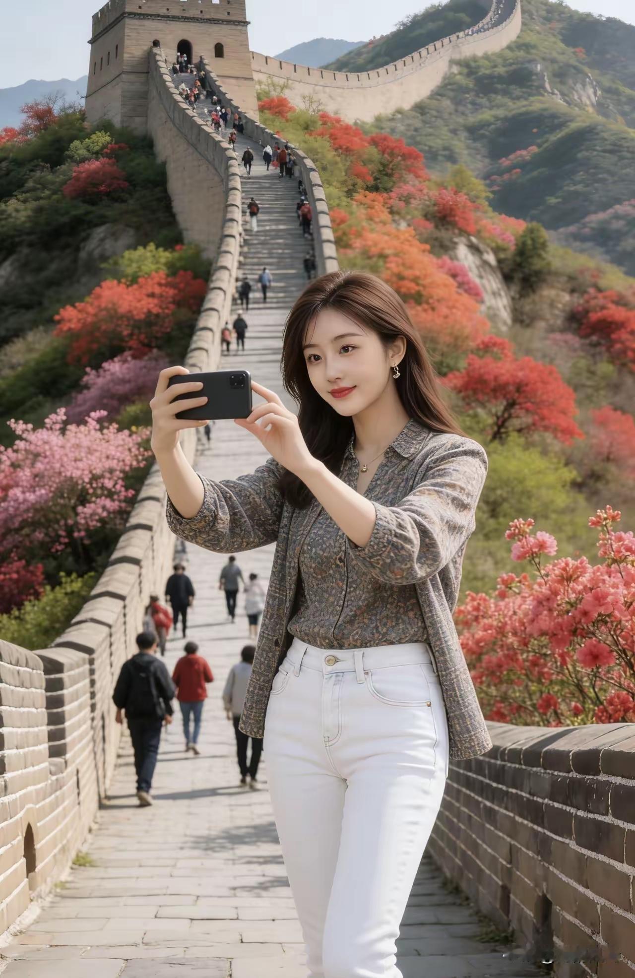 打卡长城，秋色正浓，美不胜收！🍂📸