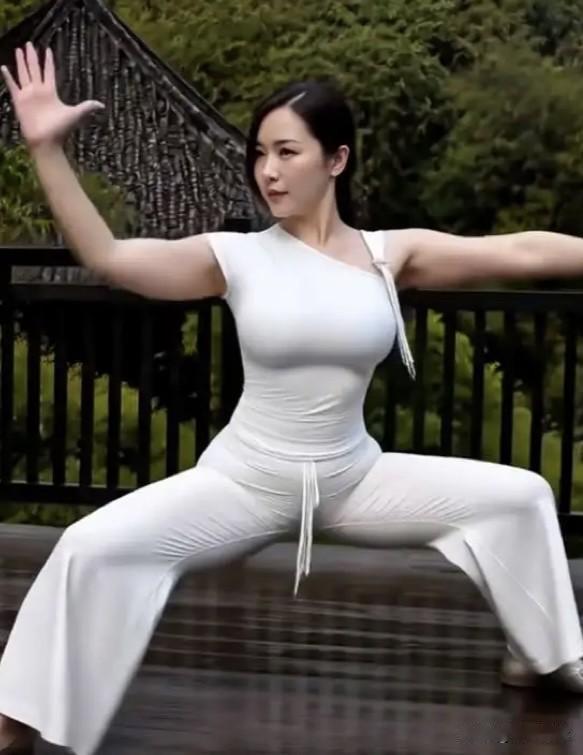 大家看看，这位夫功女侠，一人得道能打几个？