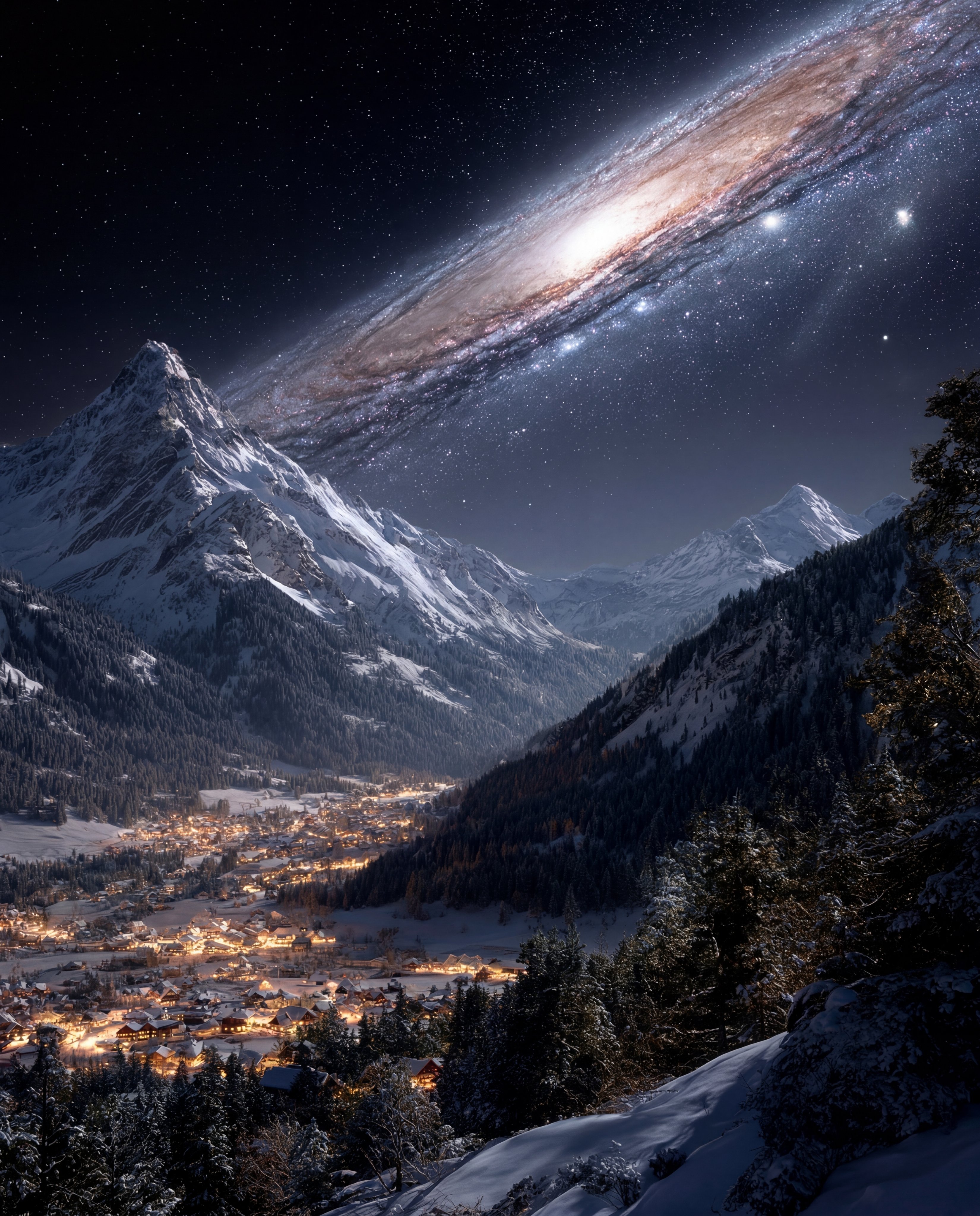 40亿年后的地球夜空 