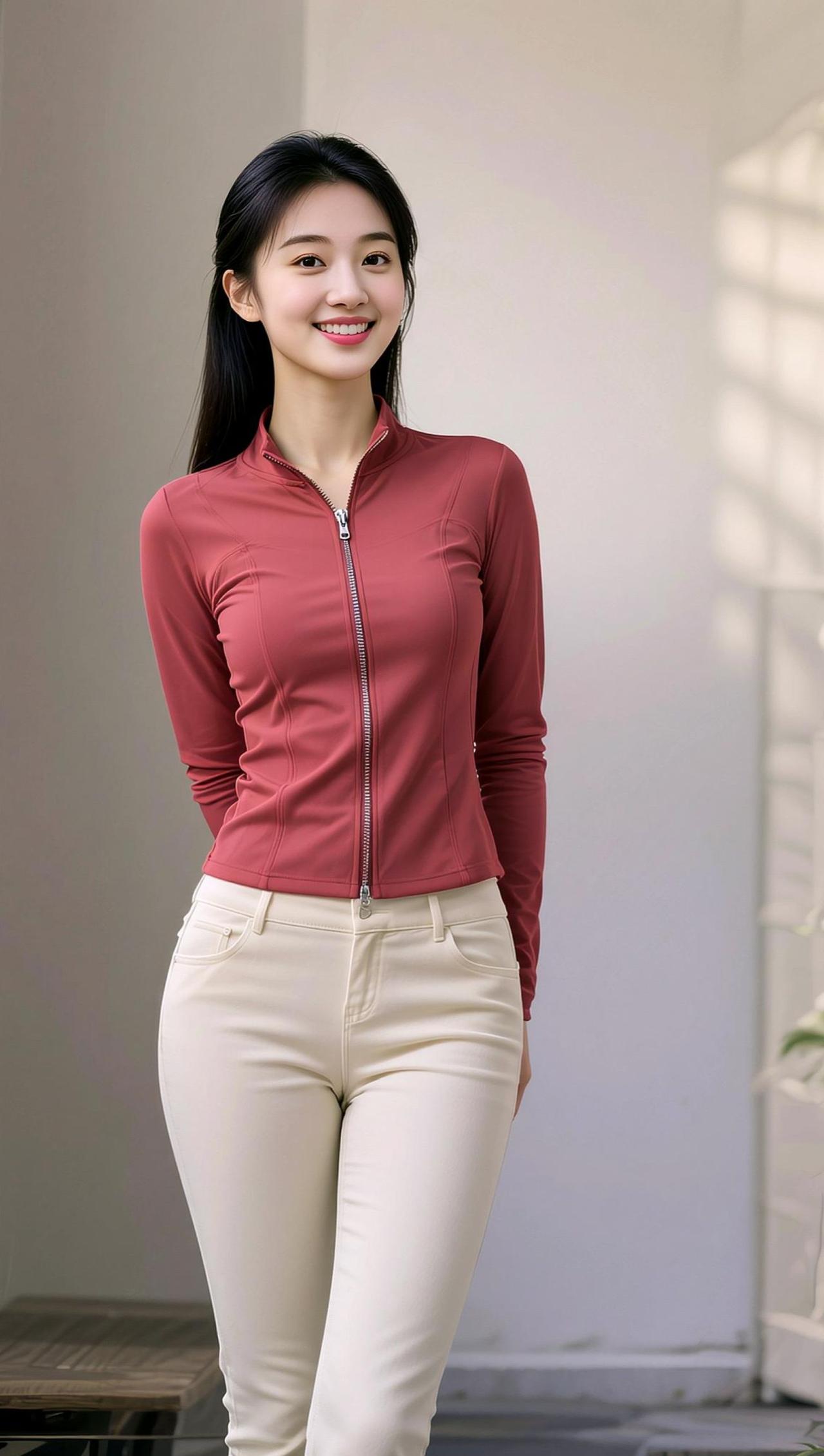 AI简约生活照 抖音ai创作 瑜伽服搭配 每日分享