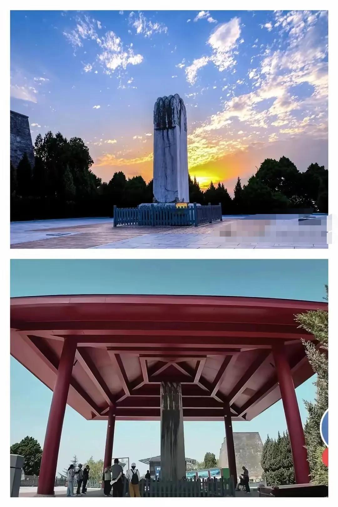 一代女皇无字碑屹立千年，突然被后人花559万加盖了一座“防晒亭”
这么一个不起眼