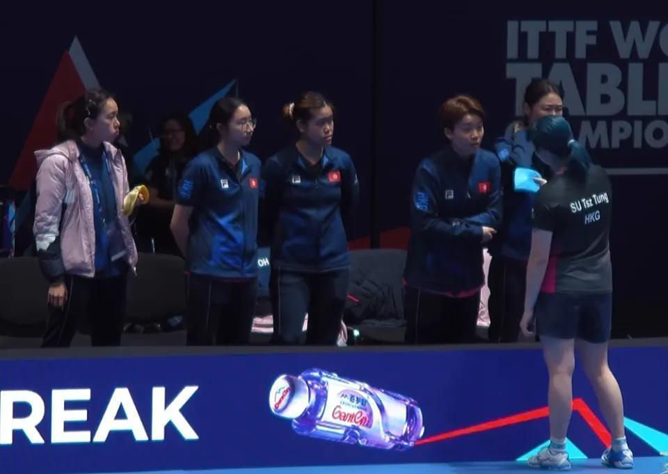 【伦敦世乒赛女团1/16决赛，中国香港女团3-2威尔士女团，赫西拿2分却无奈出局