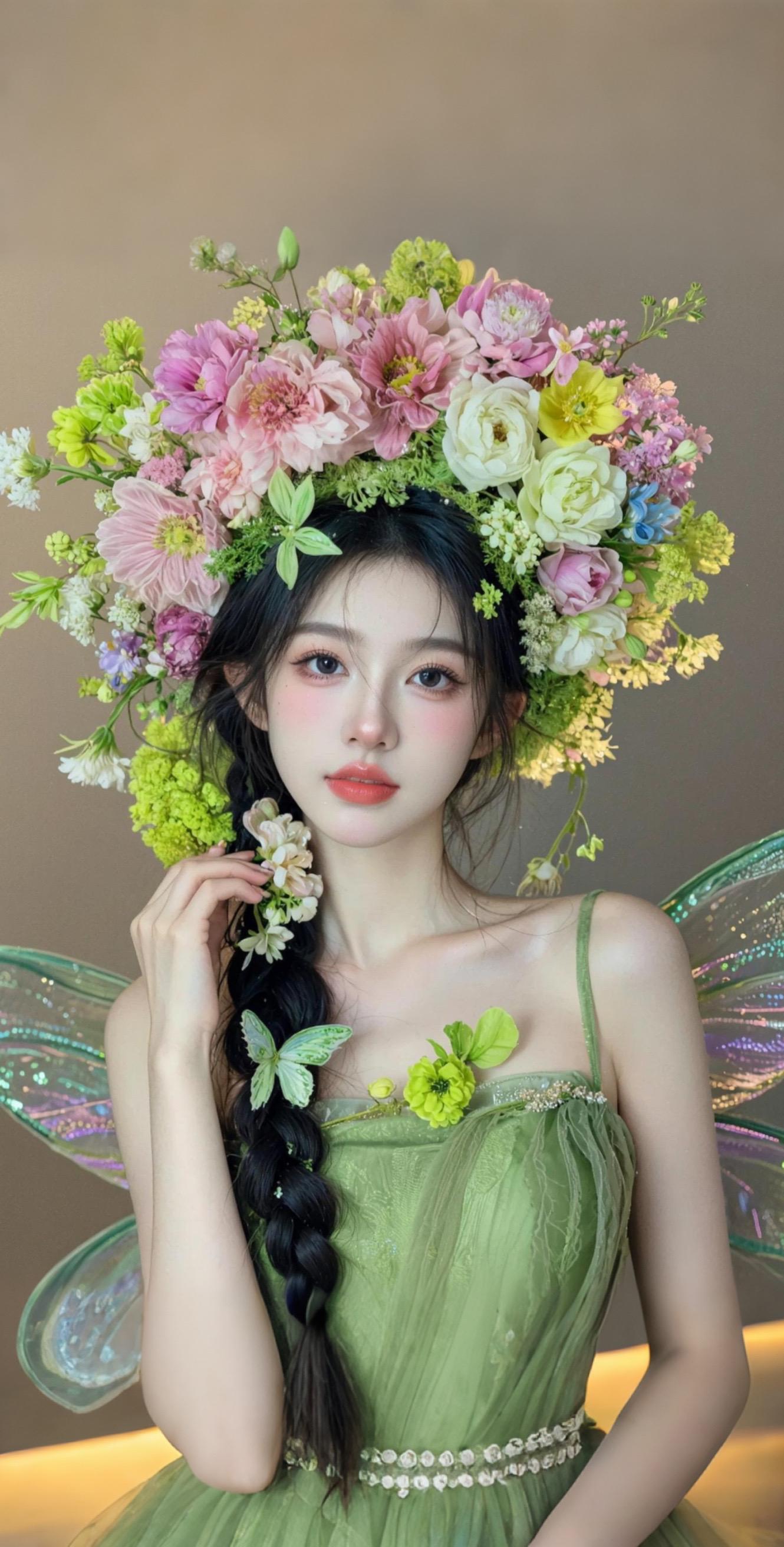 AI创作，带你进入梦幻花蝶世界