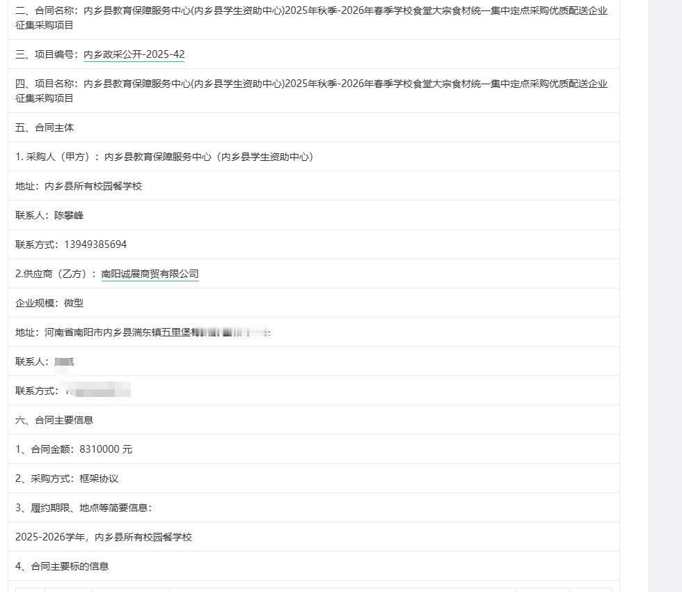 城市观察员内乡县教育保障服务中心(内乡县学生资助中心)2025年秋季-2026年