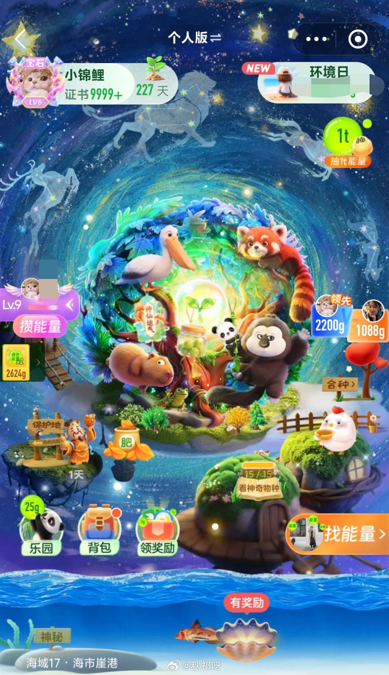 蚂蚁森林 终于拿到这套完整的了！好喜欢！做了这么长时间任务值了