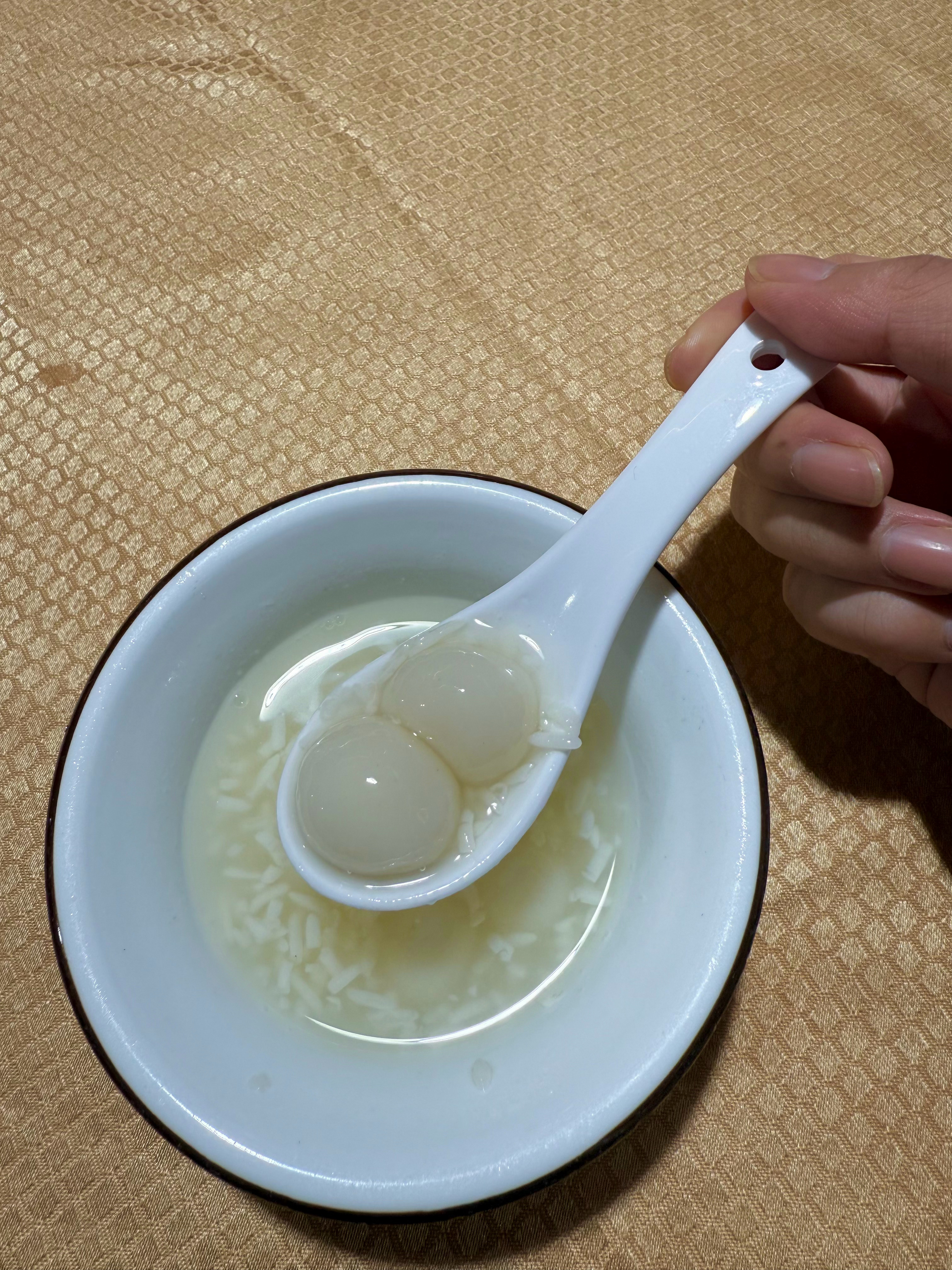 深夜手搓糯米丸子米酒🍶 ​​​