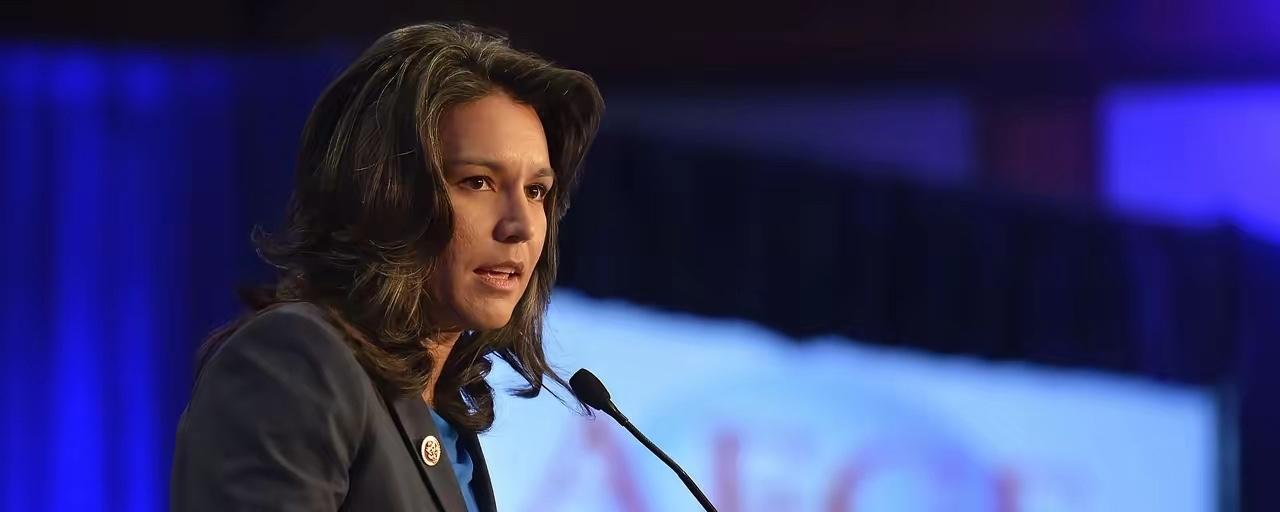 21日，美国家情报总监加巴德严词怒斥欧盟：“欧洲的战争贩子四处宣扬，妄图破坏特朗