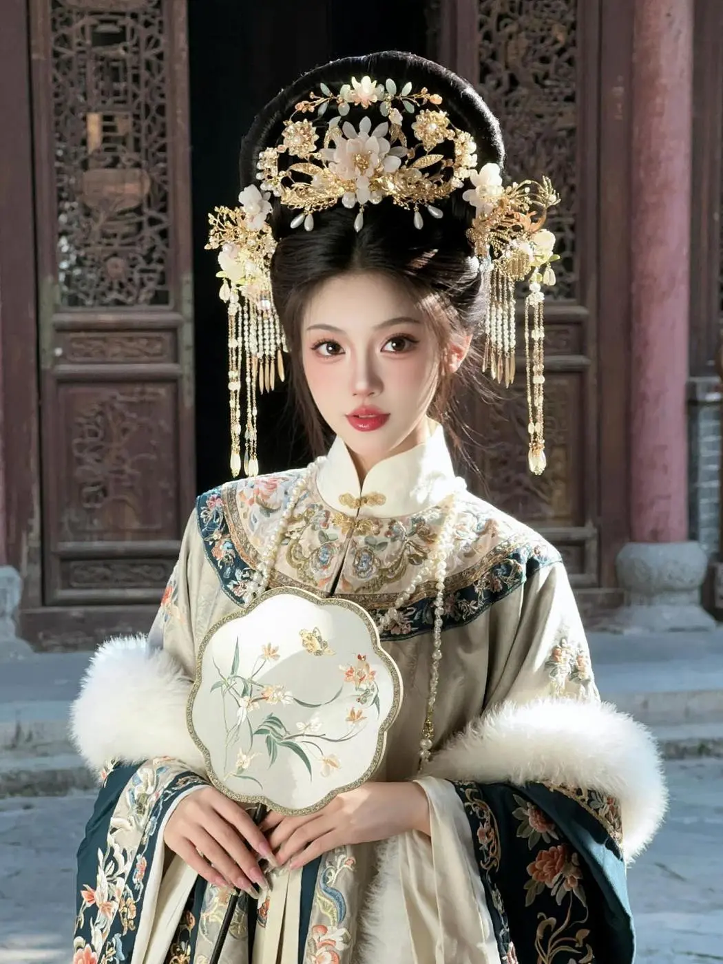 AI古宅华服照 ai创作 写真风格 写真情绪片