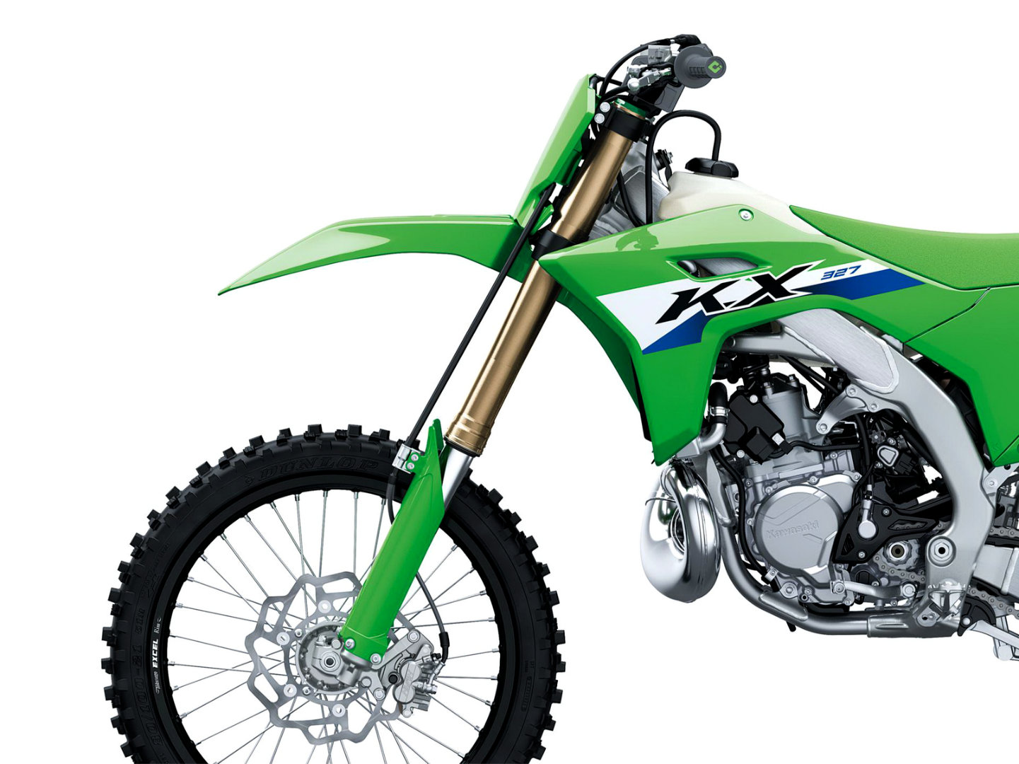 车市热门 Kawasaki 2027 KX327、KX327X 全尺寸两冲程越野