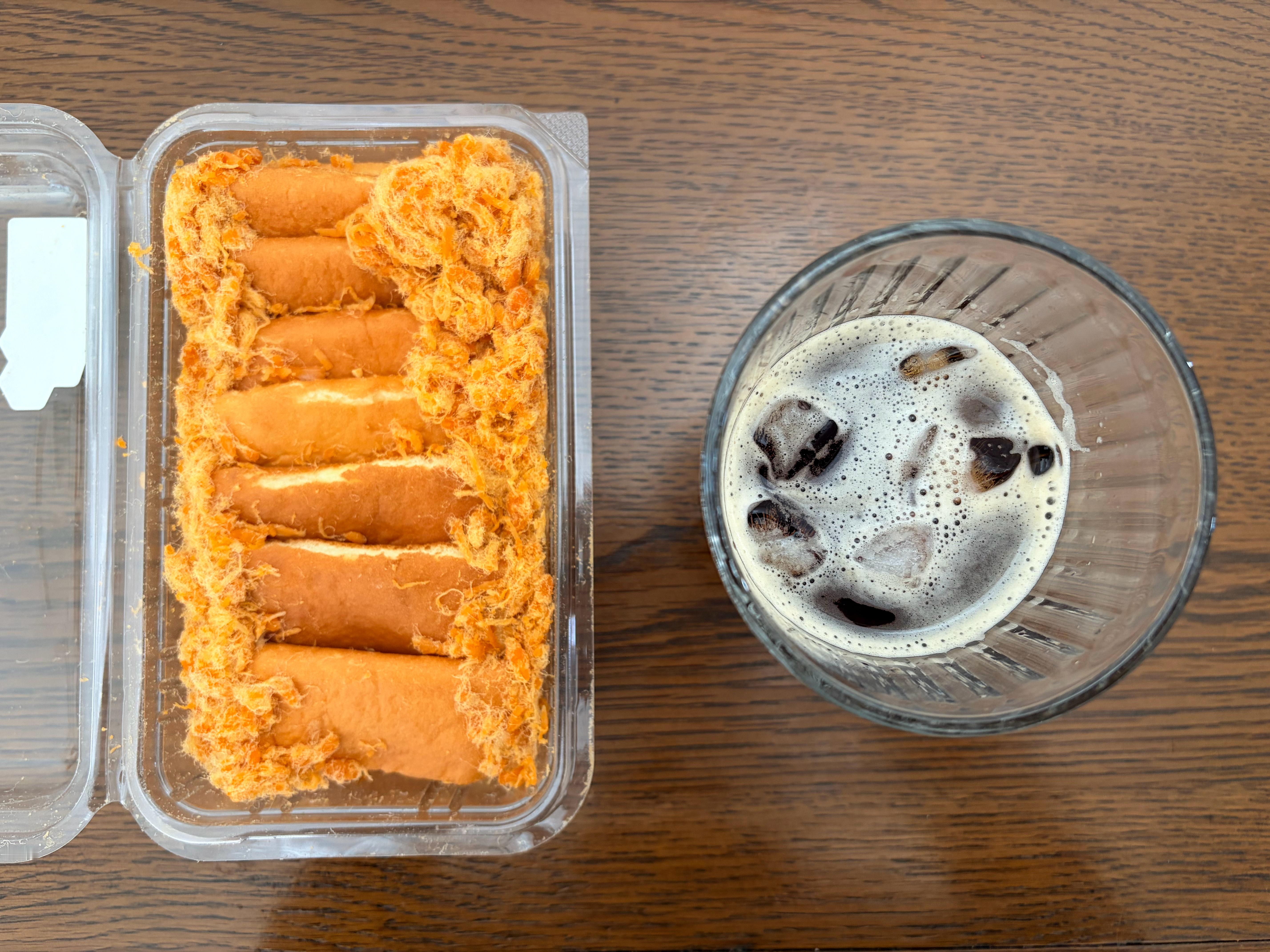 今天的早餐有点晚