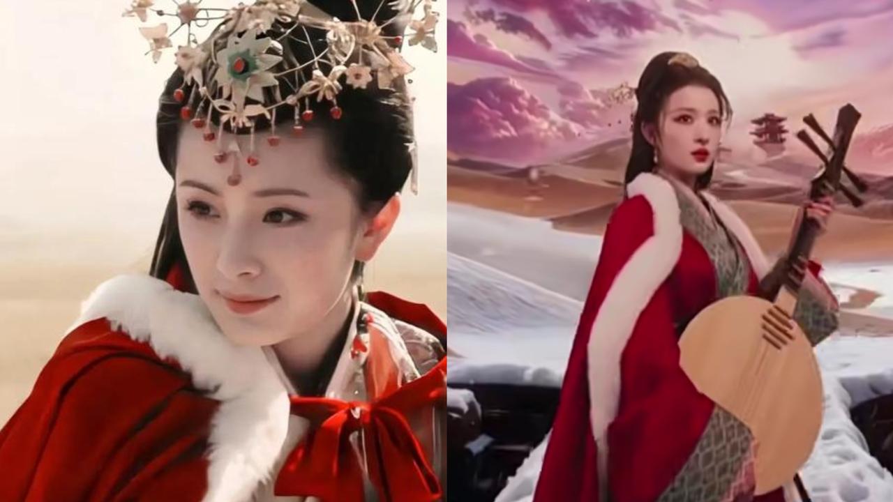 大家发现没，同样演王昭君，杨幂和王楚然的风格完全不一样

春晚舞台上，王楚然在《