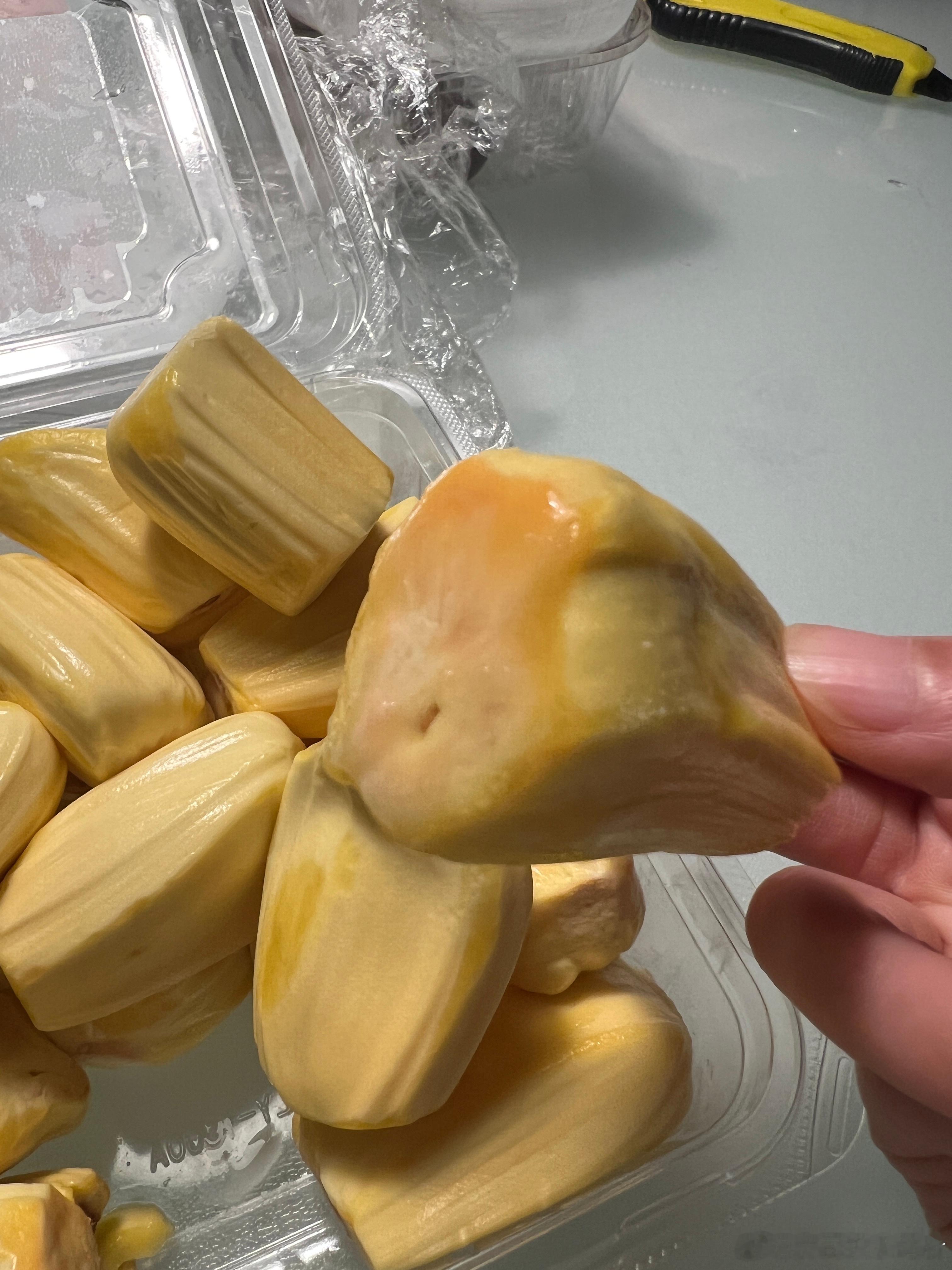 果蔬好买到变质菠萝蜜后续来了：12315打电话回复了因为果切被定义为“食用农产品