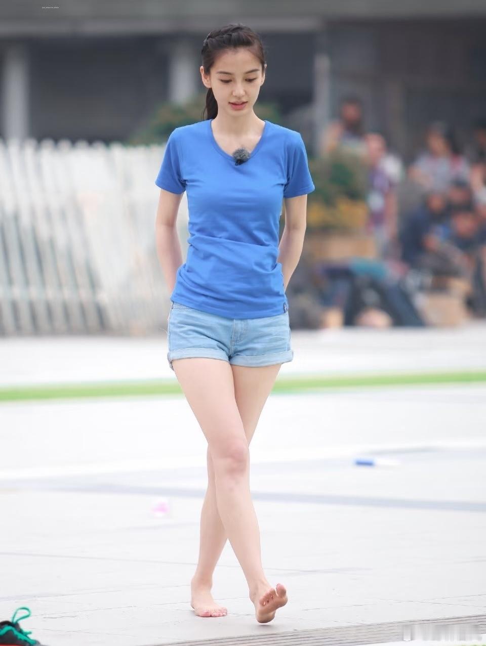 杨颖angelababy 跑男时期青春靓丽 