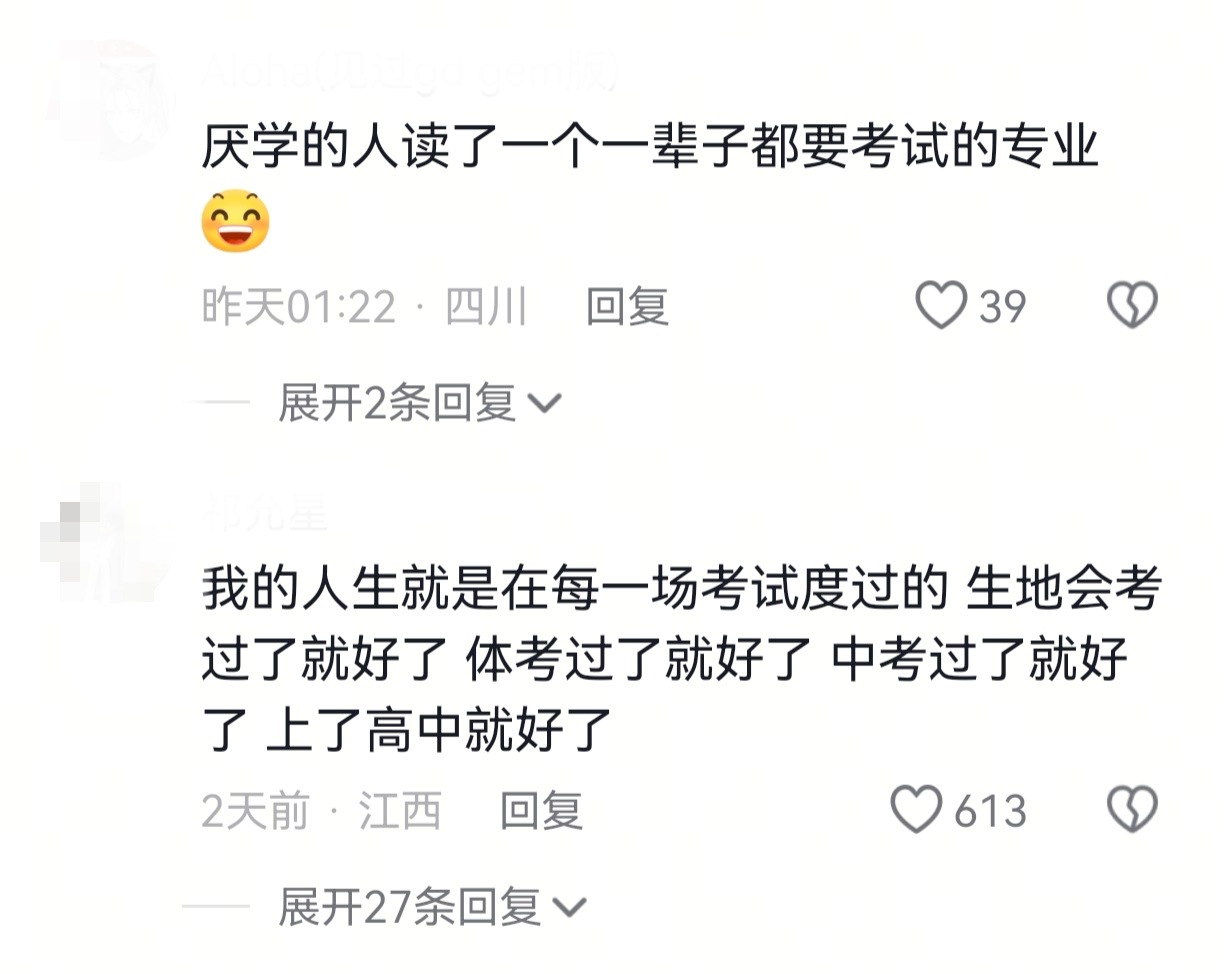 好想过一个不用备考的四季丁香花结了又结 人生命题换了又换 