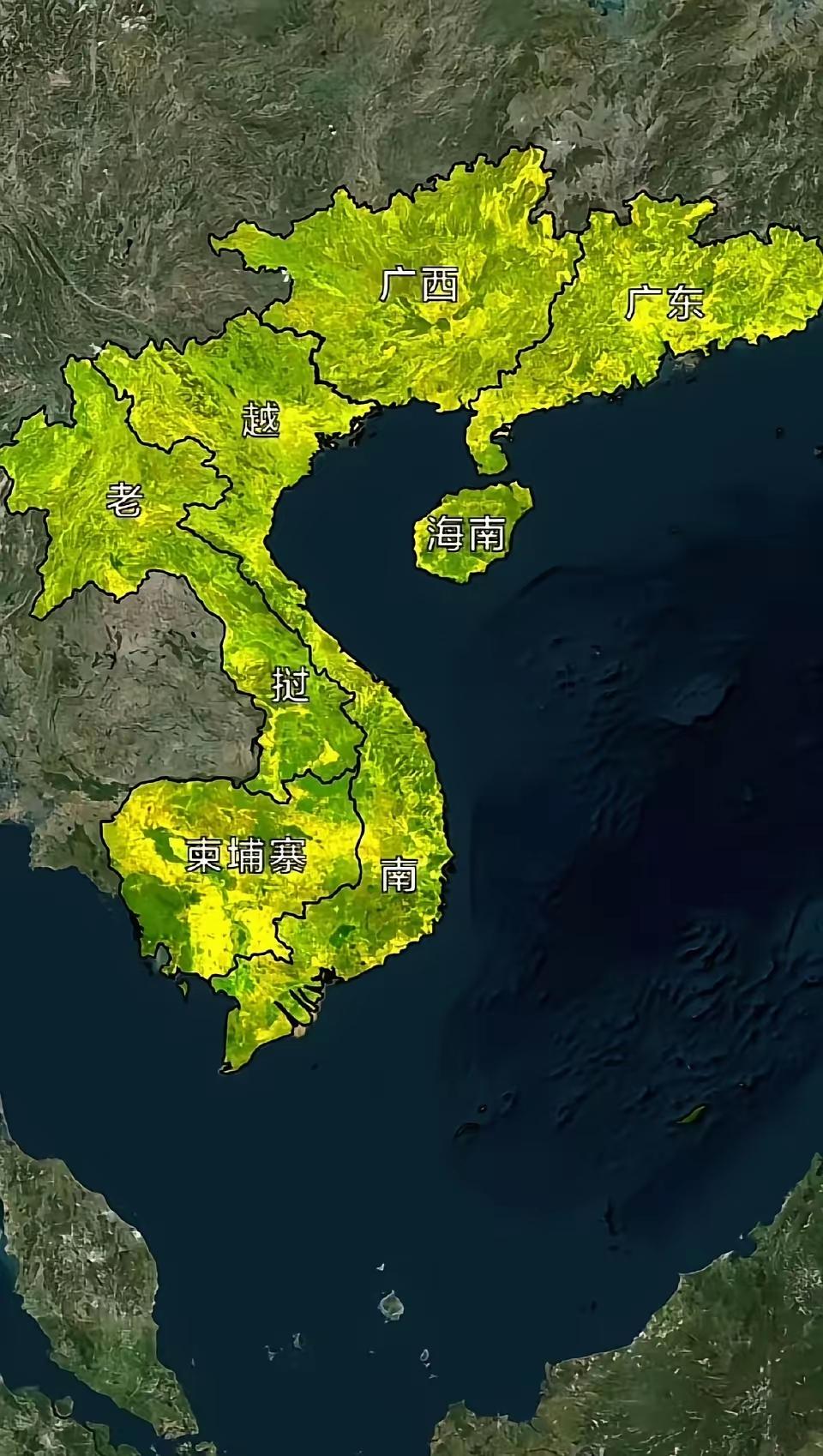 越南的梦想版图，只能说在梦里想想吧[捂脸]