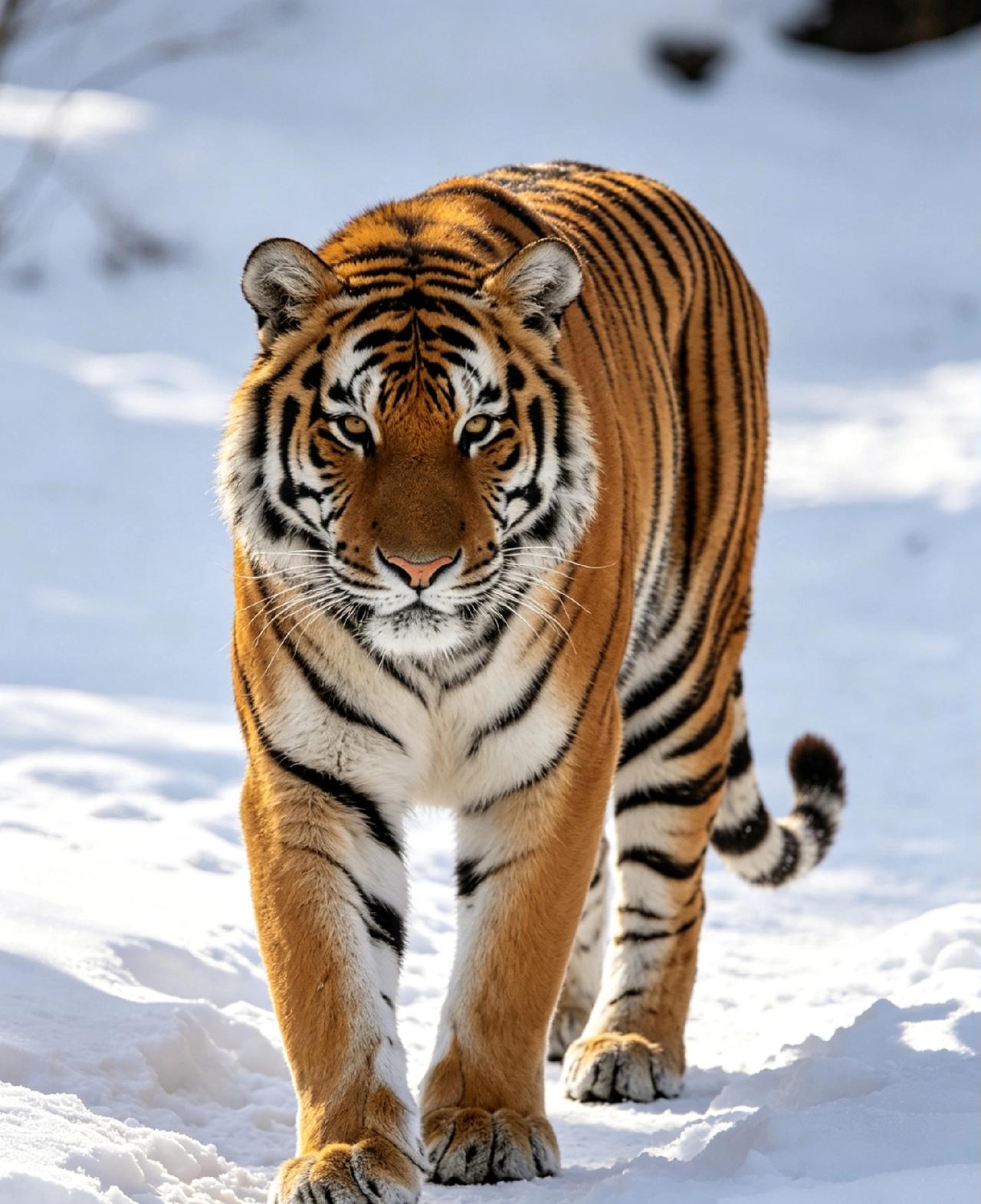 延边多地发现东北虎，
春季上山要注意！

        老铁们，今天这标题我可