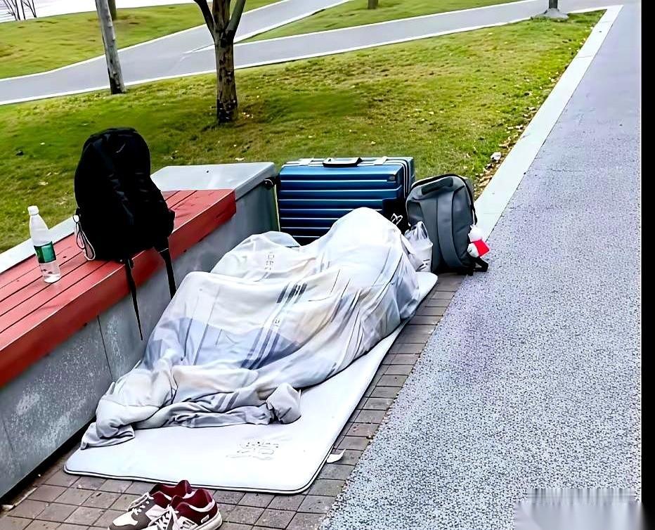 兜里比脸还干净，胃里像有把火在烧。
凌晨两点的街头，冷风一吹，我脑子里只有一个念