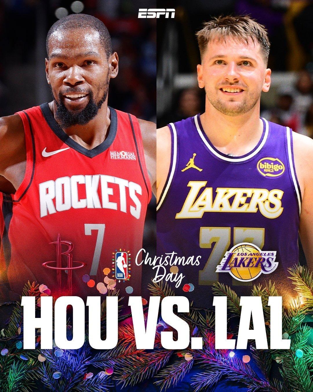 湖人明天主场迎战火箭，圣诞大战至关重要，别再防守懒散了。NBA