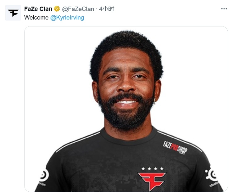 今天游戏直播过程中，欧文对Faze Clan的DJ Kaysan表示想要试训一下