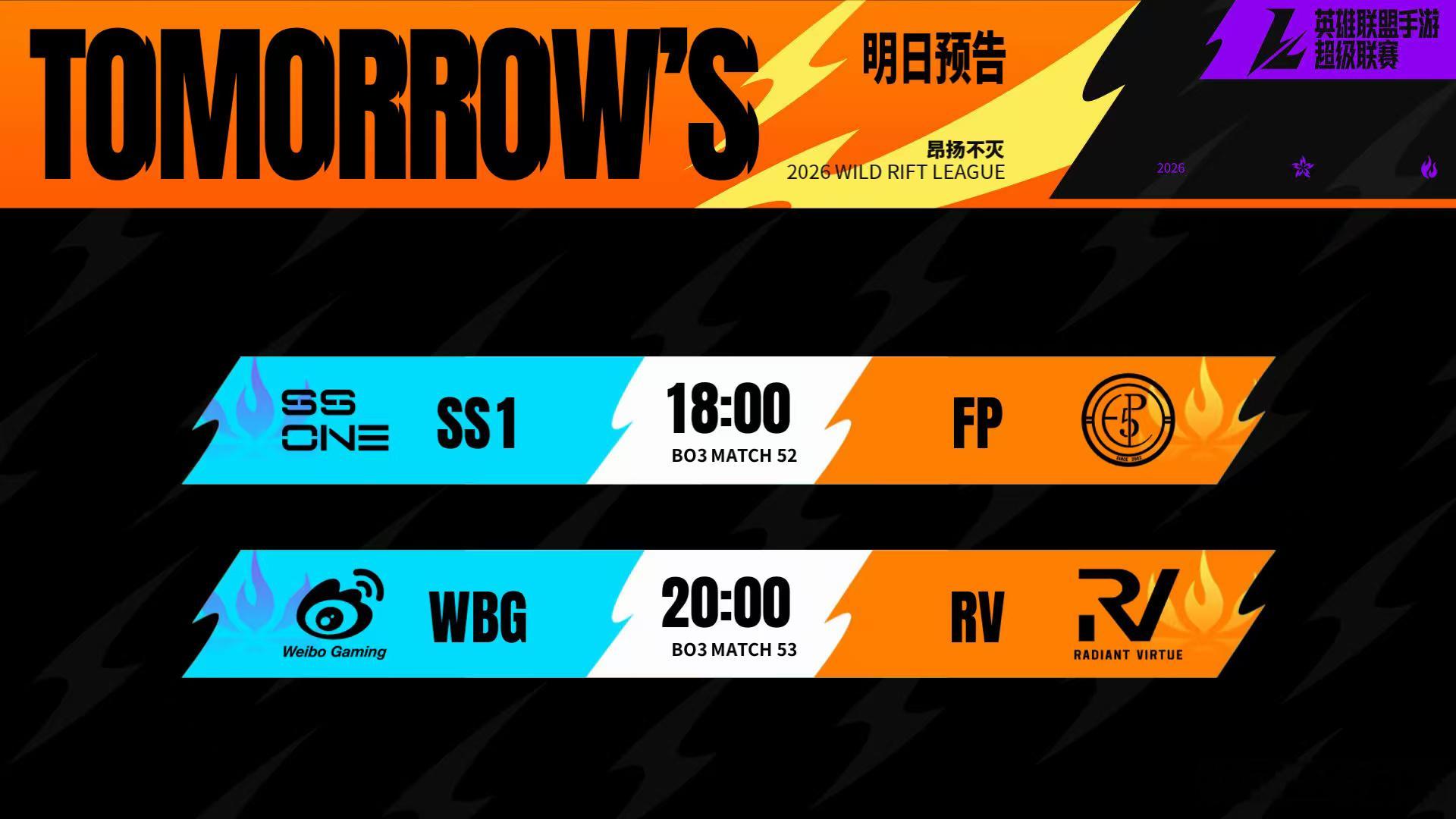 💫2026WRL秋季赛  常规赛W7D1回顾：🎯FP、WBG均以2:0战绩结