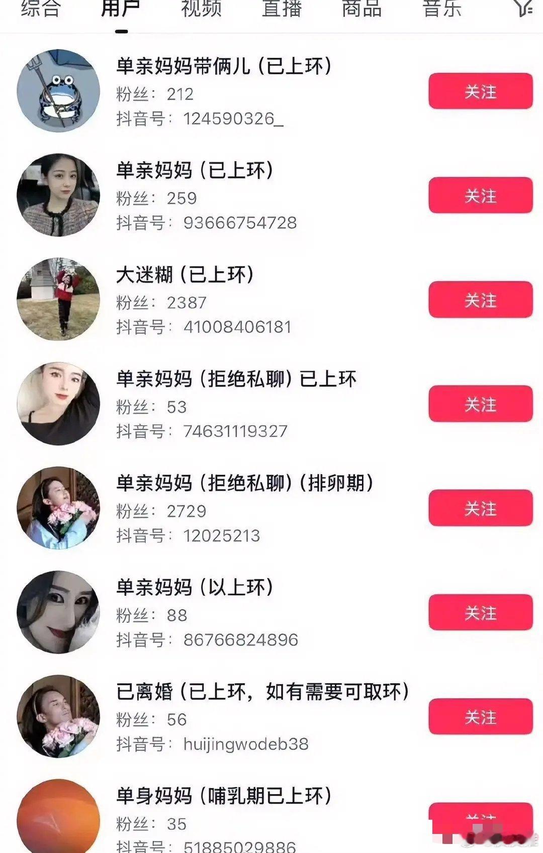 抖音里面的用户，昵称竟然不约而同的带上了“已上环”，这又是什么新赛道？真让人看不