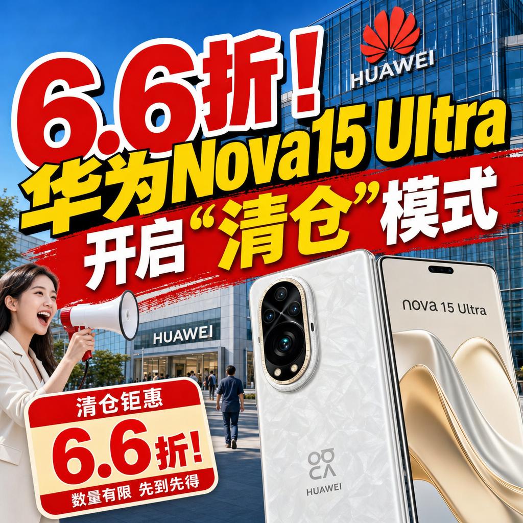 很多人觉得旗舰手机刚发布就该捂着卖一年，但华为Nova15 Ultra这波操作，