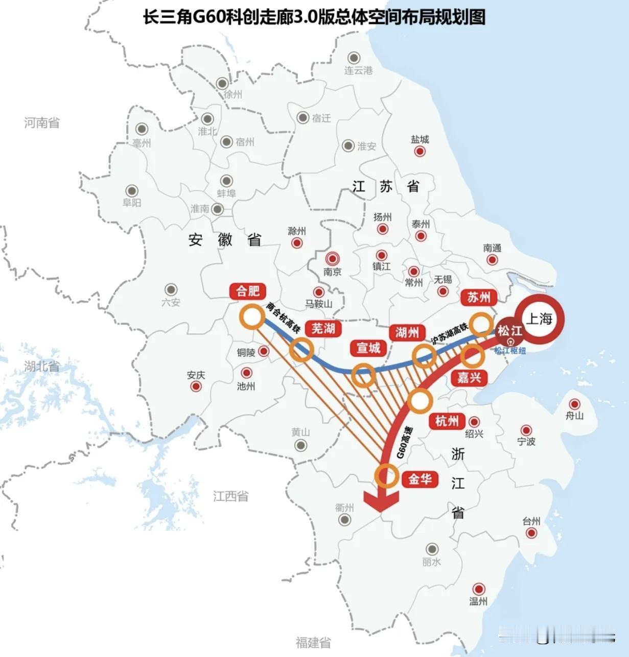 长三角六大都市圈发展势头强劲！2024年，长三角GDP占全国比重从2018年的2