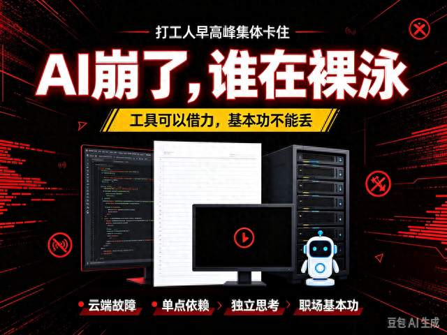 DeepSeek崩了！全网打工人集体破防：这一刻，我们才看清谁在裸泳