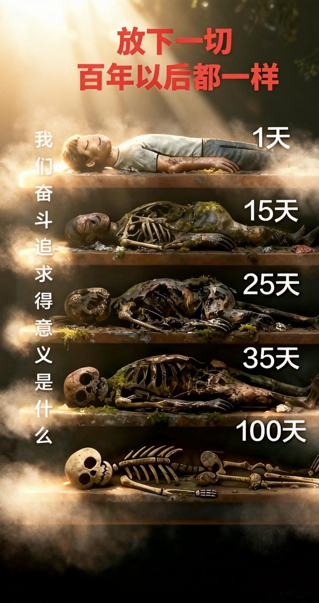 我说：终有一天你会静下心来像个局外人样回顾自己的故事然后笑着摇摇头浮生不过梦一场