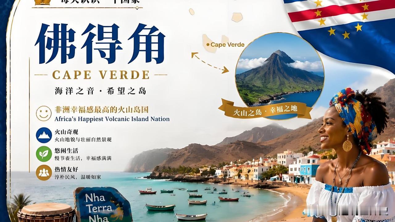 都来认识一下这十八个小岛组成的国家佛得角（Cape Verde）
是非洲西部的一