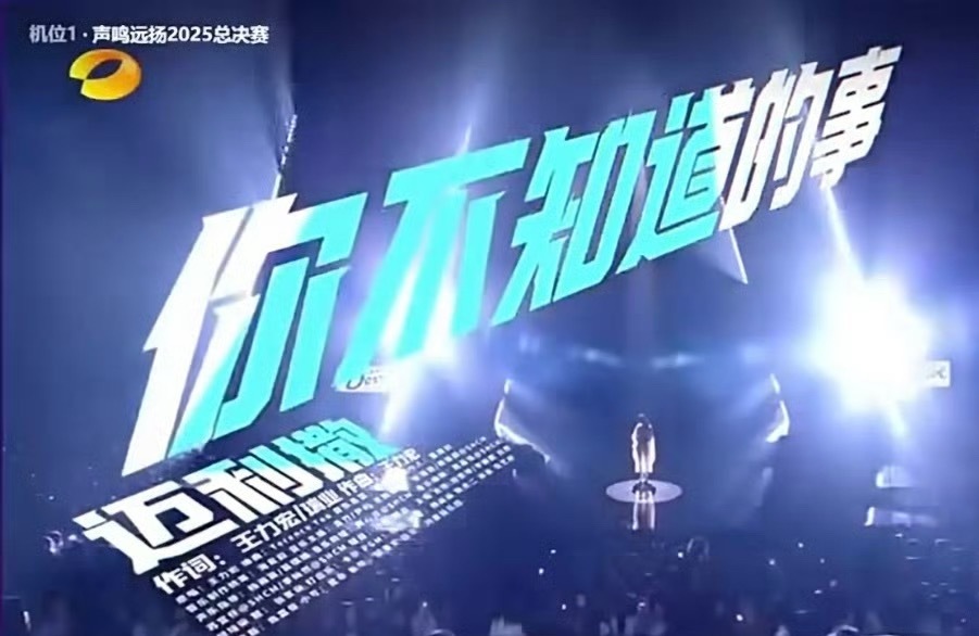 那英回忆花少唱你不知道的事爆哭当《你不知道的事》旋律再次响起，声鸣远扬的迈利撒以