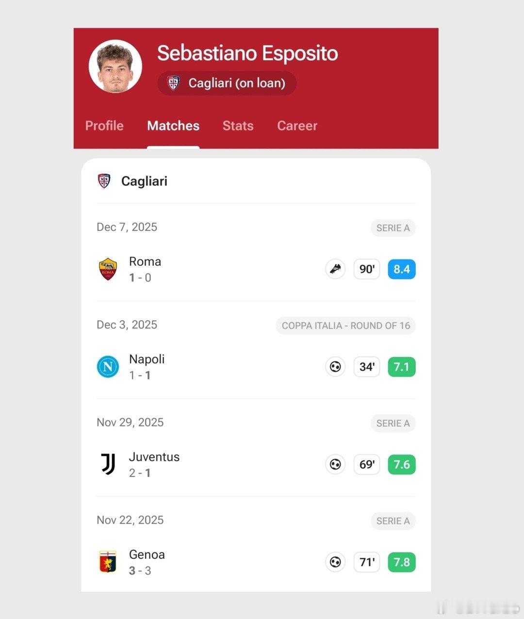在对阵罗马的比赛中 二埃完成了一次助攻那不勒斯2比1尤文热点解读 最近的几场比赛