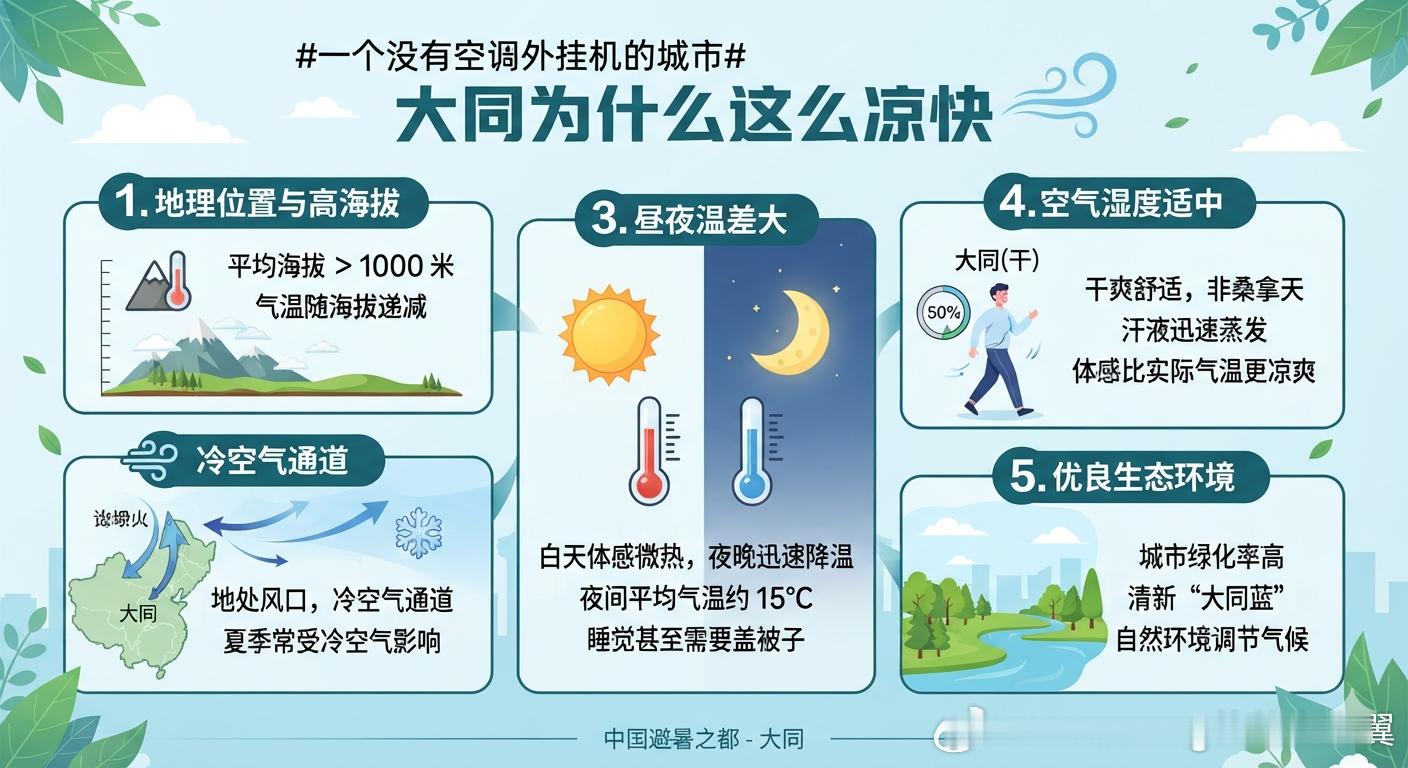 一个没有空调外挂机的城市 山西大同之所以在夏天如此凉快、甚至许多居民楼见不到空调