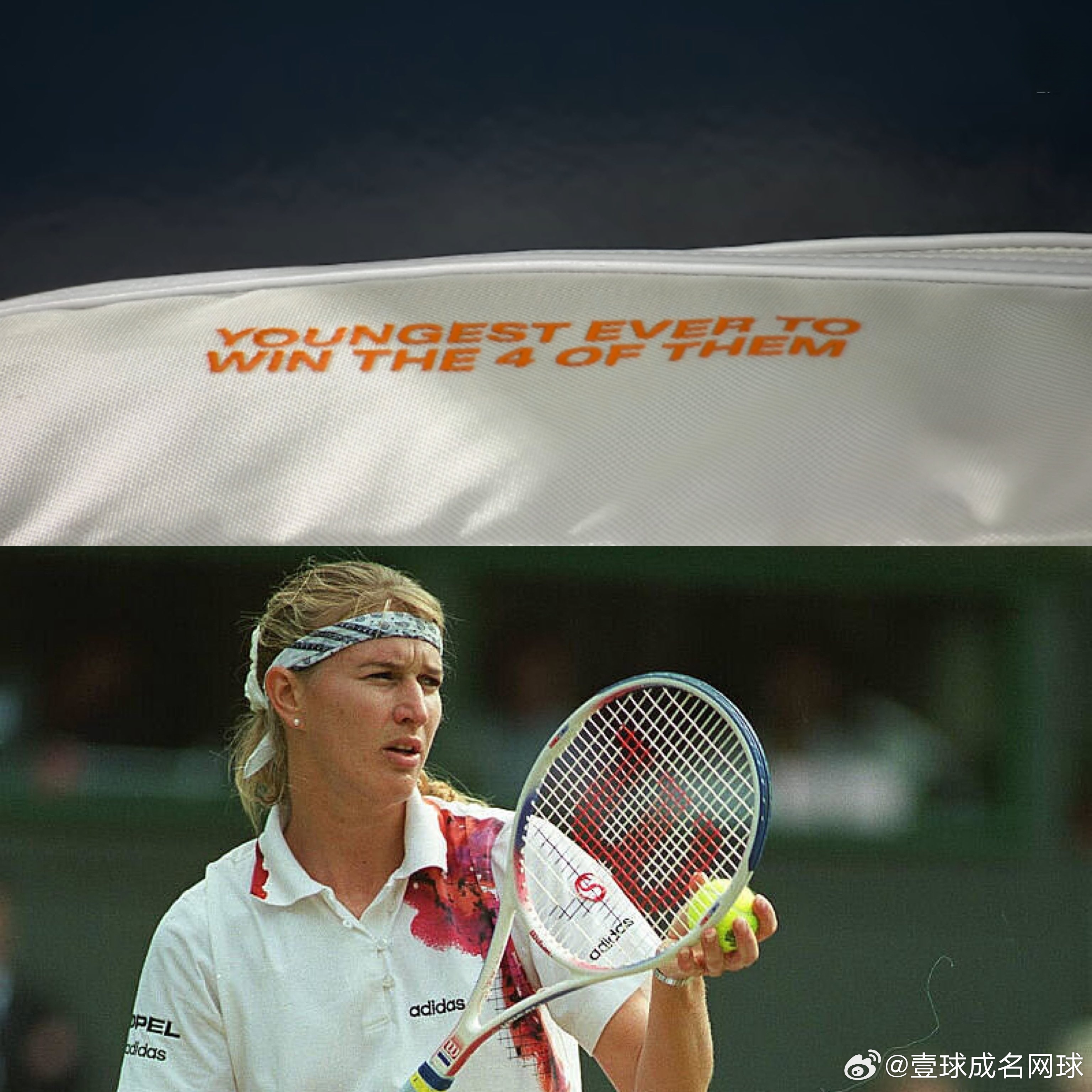 耐克闹出的笑话！耐克送给阿尔卡拉斯的球包上醒目的镌刻着：他是史上最年轻的四冠王！