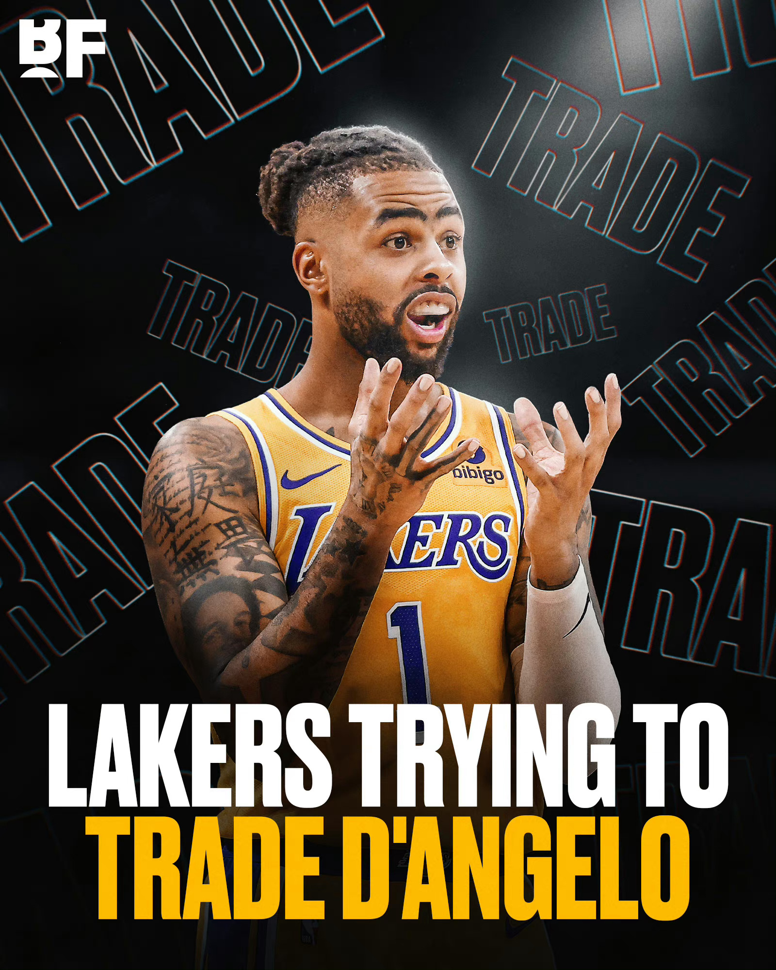 据Lakers Daily消息：“湖人正积极寻求交易拉塞尔。”随后Hoops W
