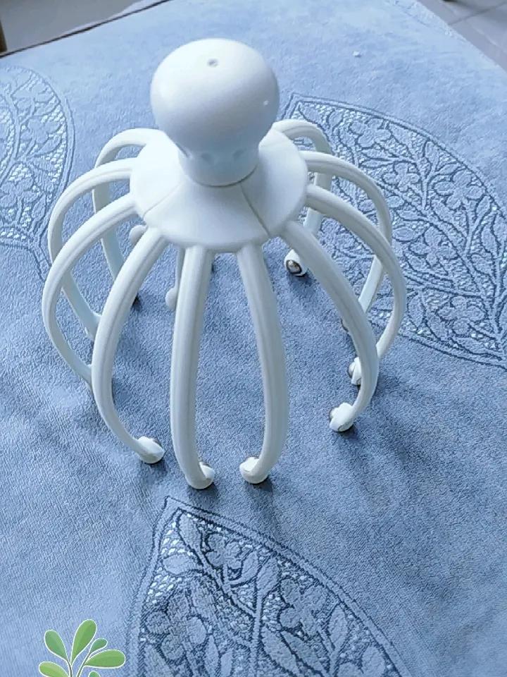知道这是什么吗？
这是儿子给买的按摩头部神器，这两天老公又开始用这个按摩了，戴到