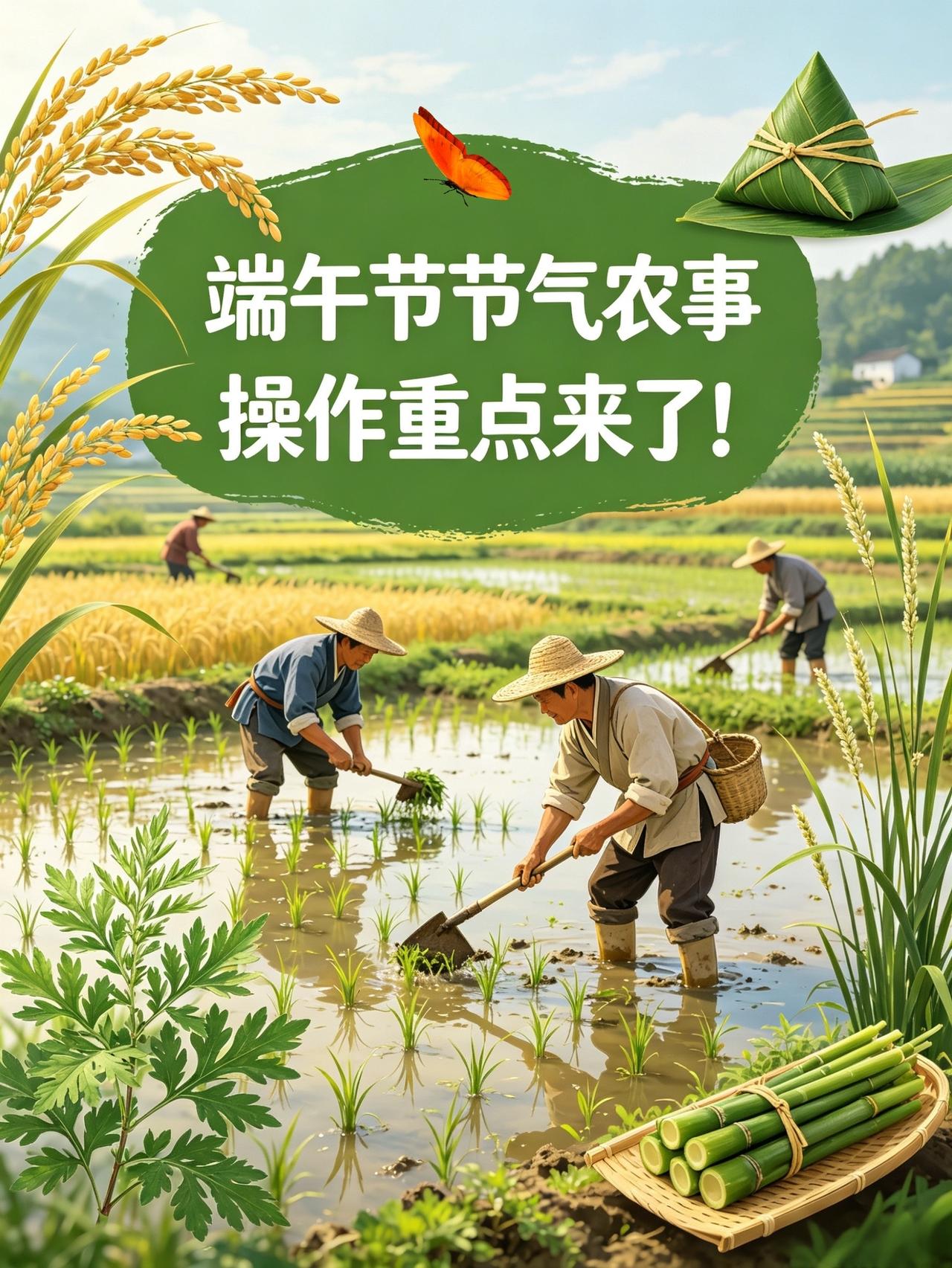端午节节气农事操作重点来了！端午节 三农种植知识分享 农业植保知识分享 农事操作