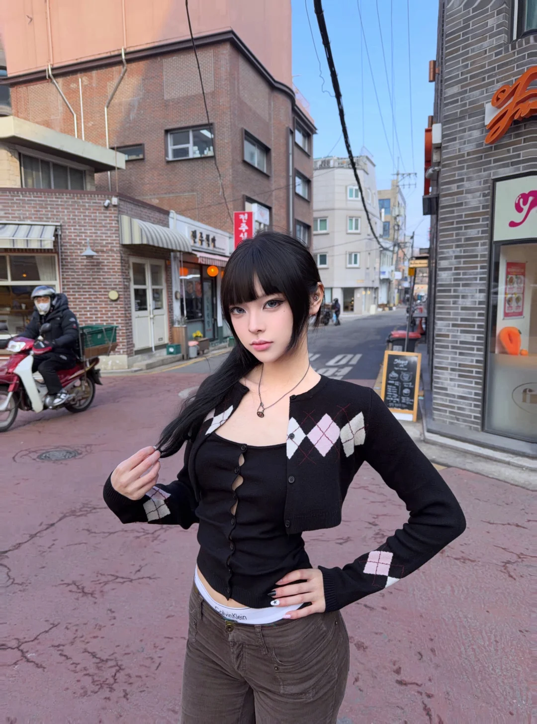 小韩街头