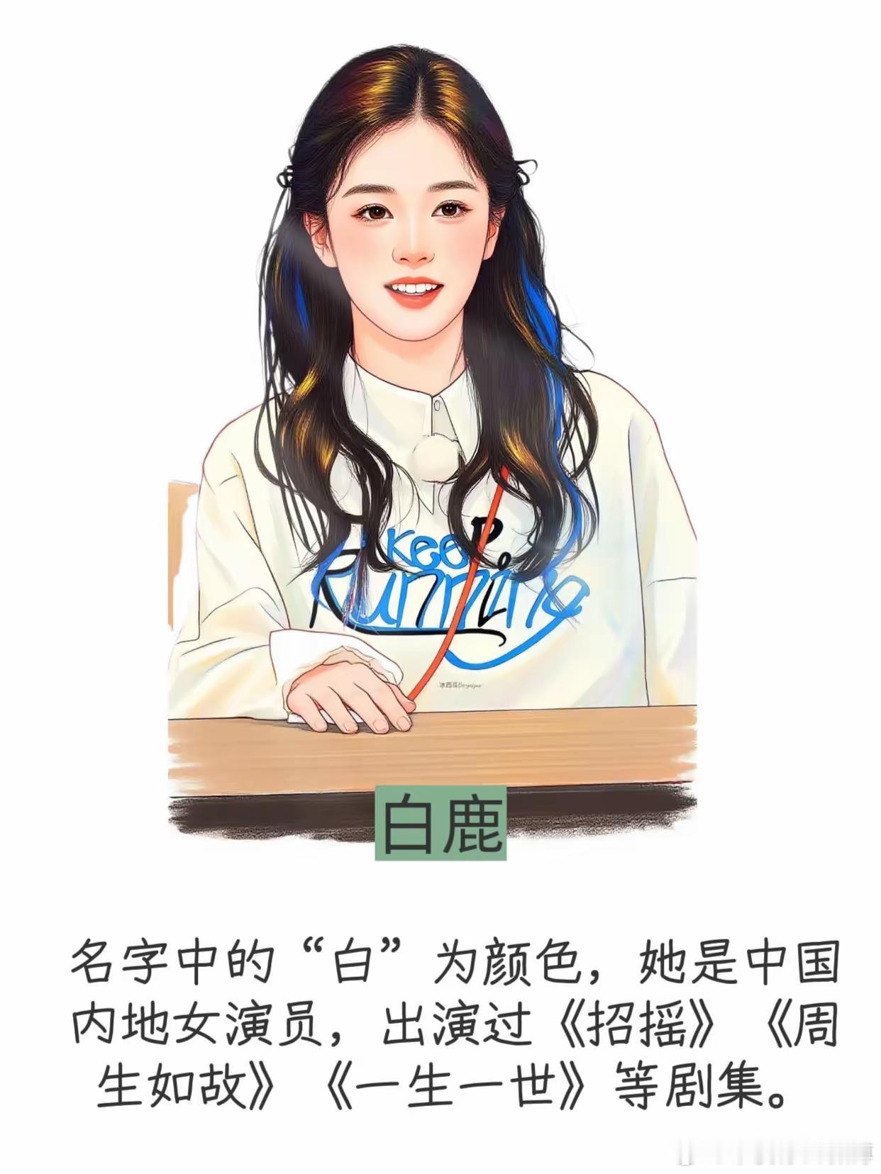 娱乐圈“名字中带颜色”的6位明星。 ​​​