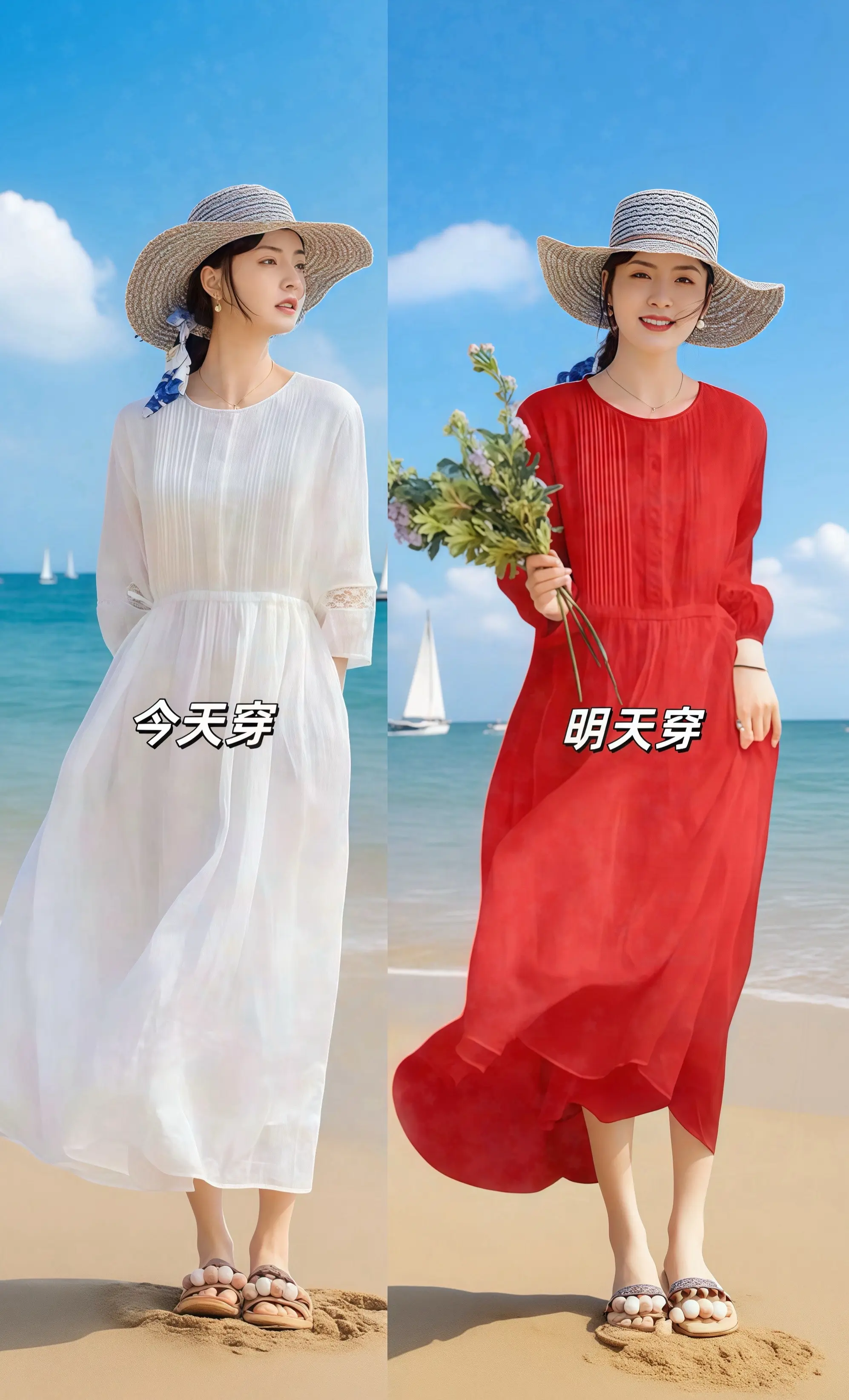 邂逅夏日松弛感，多色可选👗。宝子们！夏日的浪漫时刻已至，怎能少了这条...