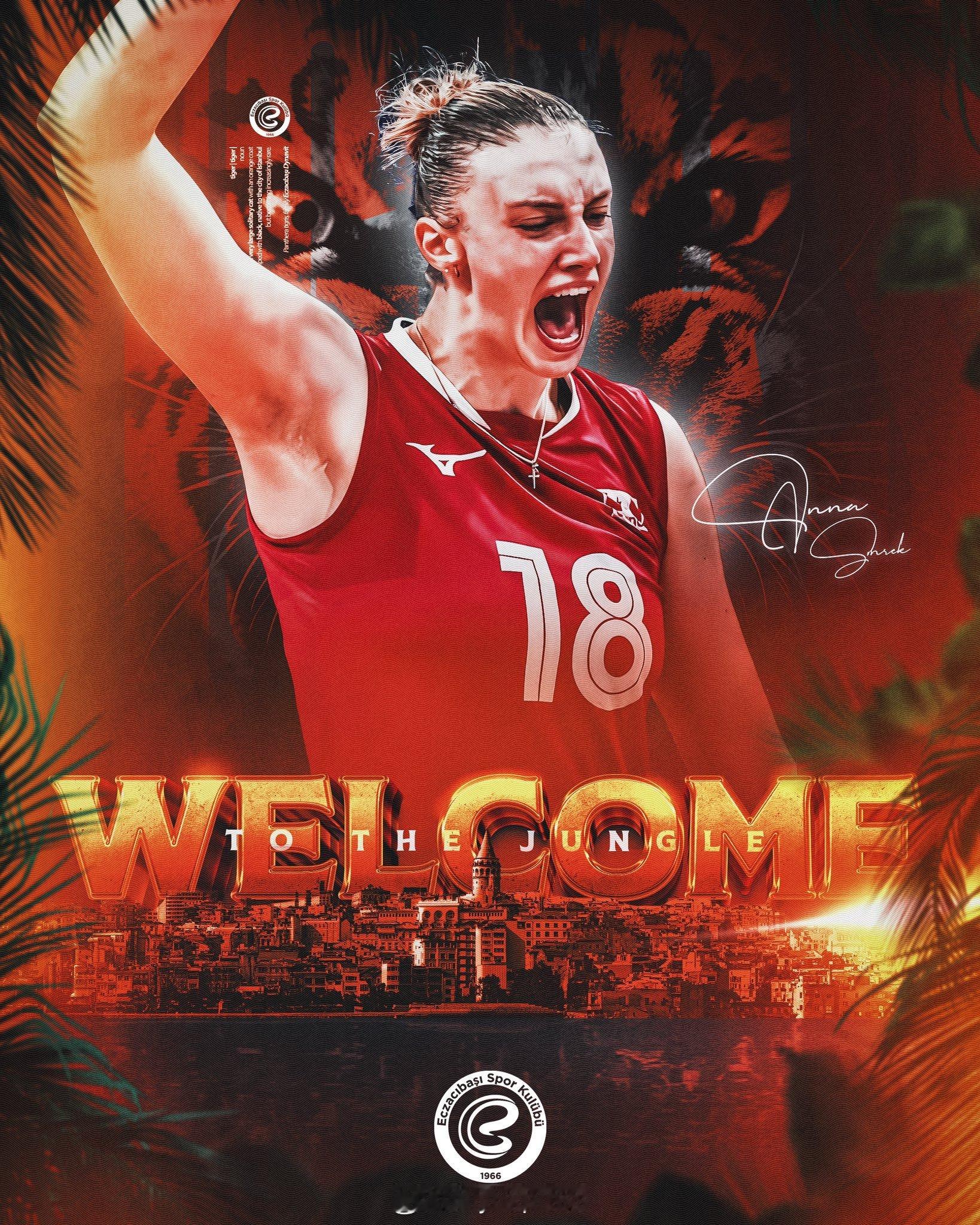 排球转会动态 12月19日，土超伊萨奇巴希女排宣布，加拿大年轻接应斯姆雷克在结束