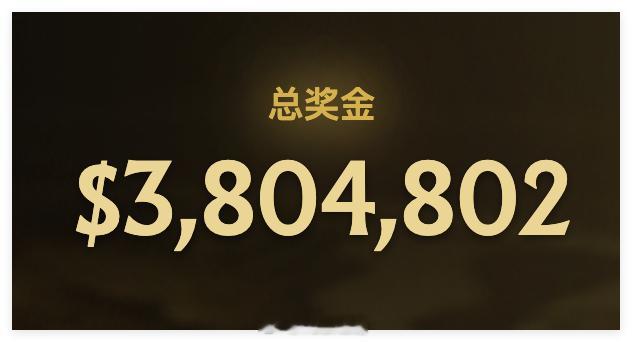 TI 2026总奖金池突破380万美元，距离截止只有2天了，最终预计就在385万