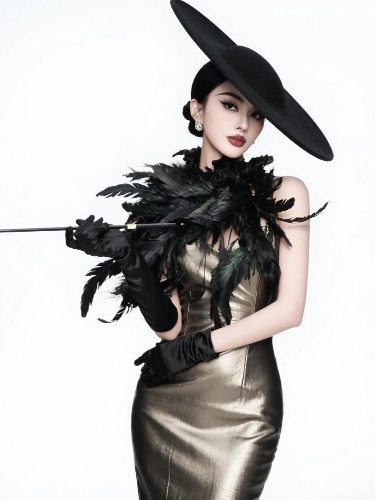 抖音ai创作 迪丽热巴美神降临 迪丽热巴红毯女王