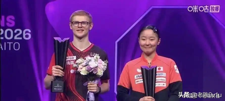 2026年3月24日至27日，中
央电视台CCTV5将录播
WTT重庆冠军赛的实