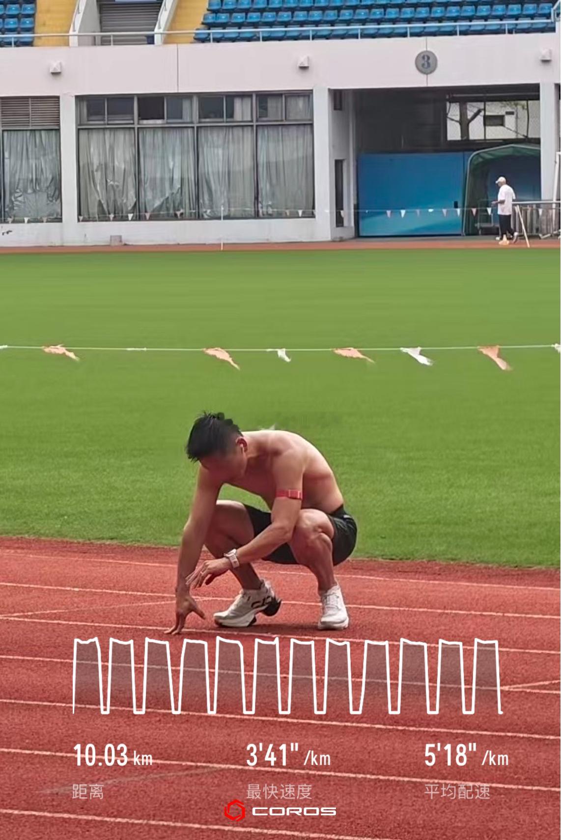 跑步[超话]  小菜鸡下限都没跑下来 ​​​